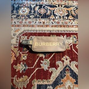 Burberry Cosmetics Bag Tan